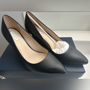 Cole Haan Emery Black Leather Wedge Pumps Women’s Size 7.5 B
